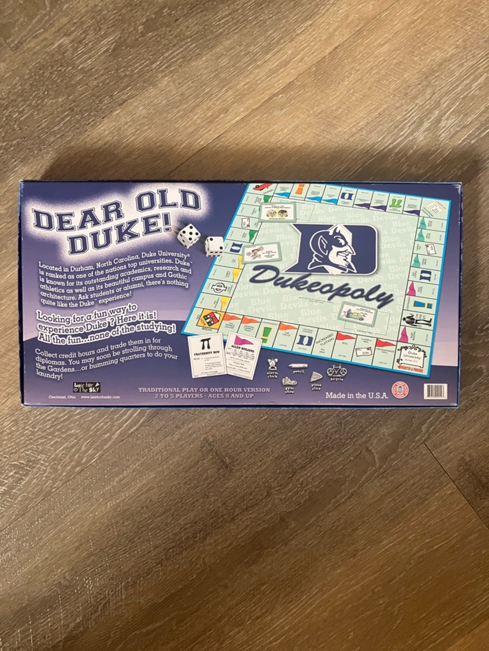 Dukepoly Board Game - Duke Blue Devils Edition - Picture 3 of 3